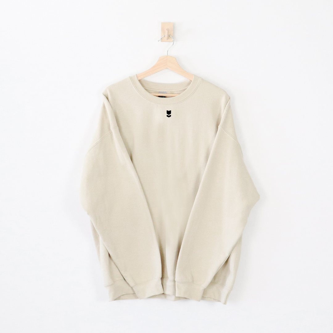 Wear Your Sunscreen Crewneck Tan