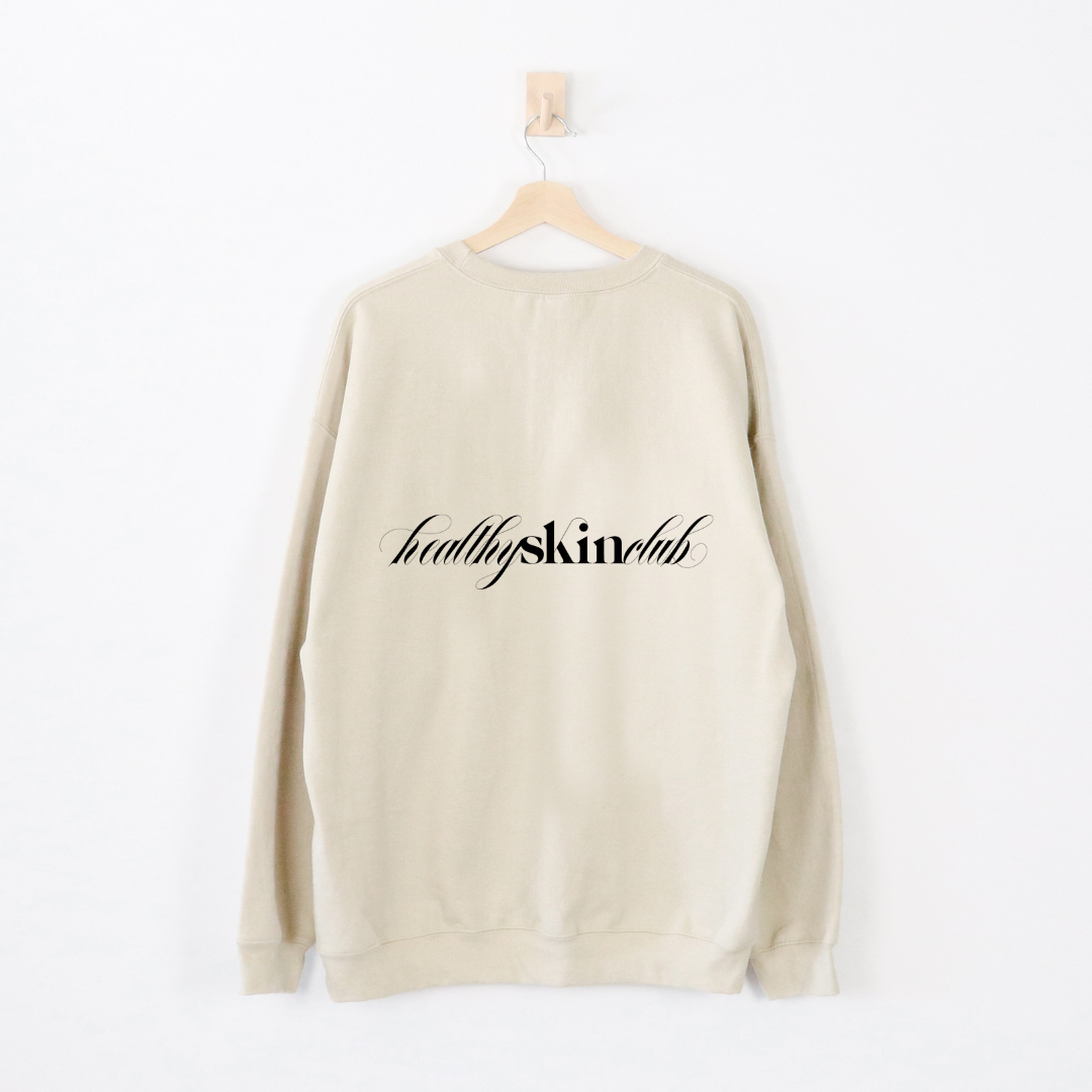 Healthy Skin Club Crewneck Tan