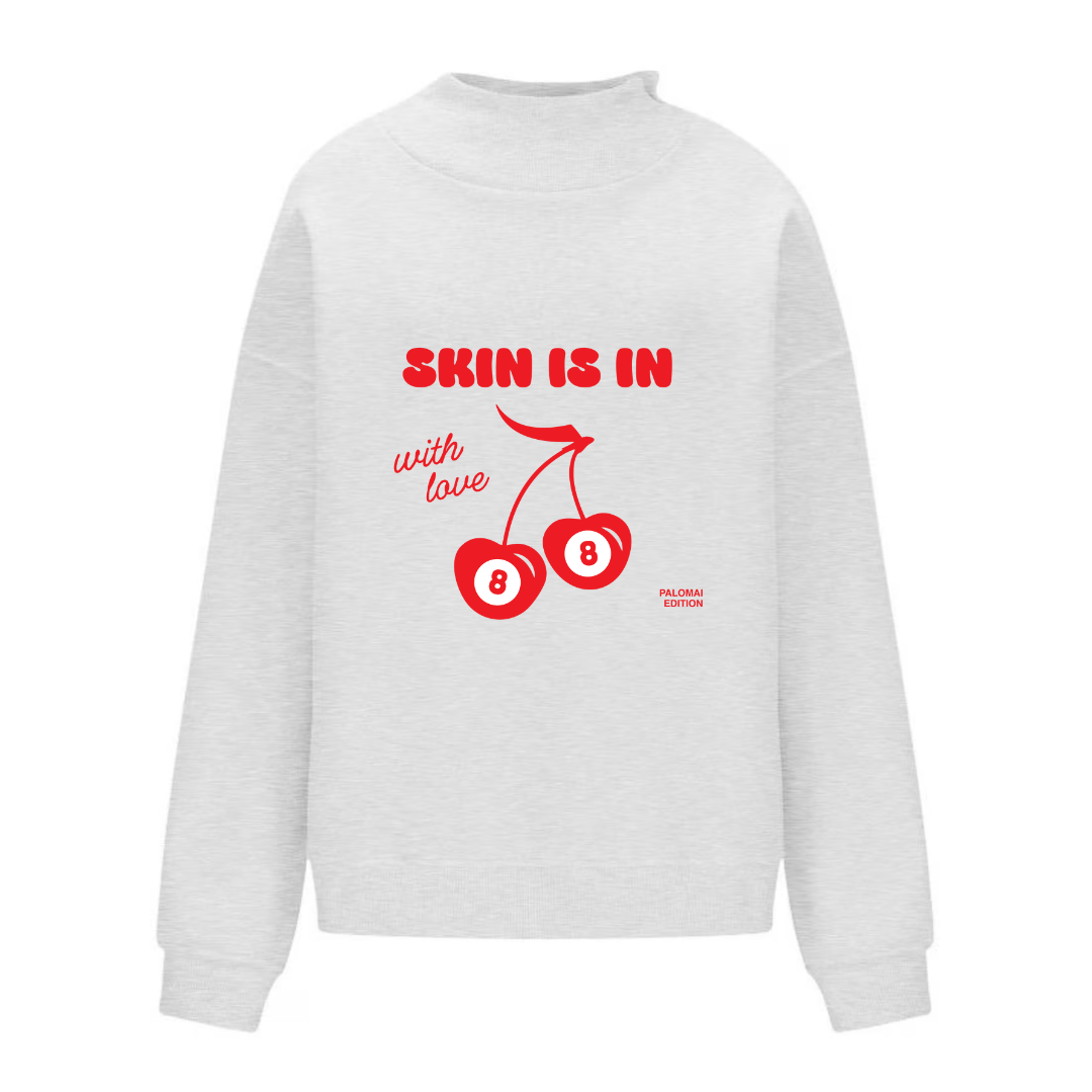 Skin Is In Mock Neck Crewneck