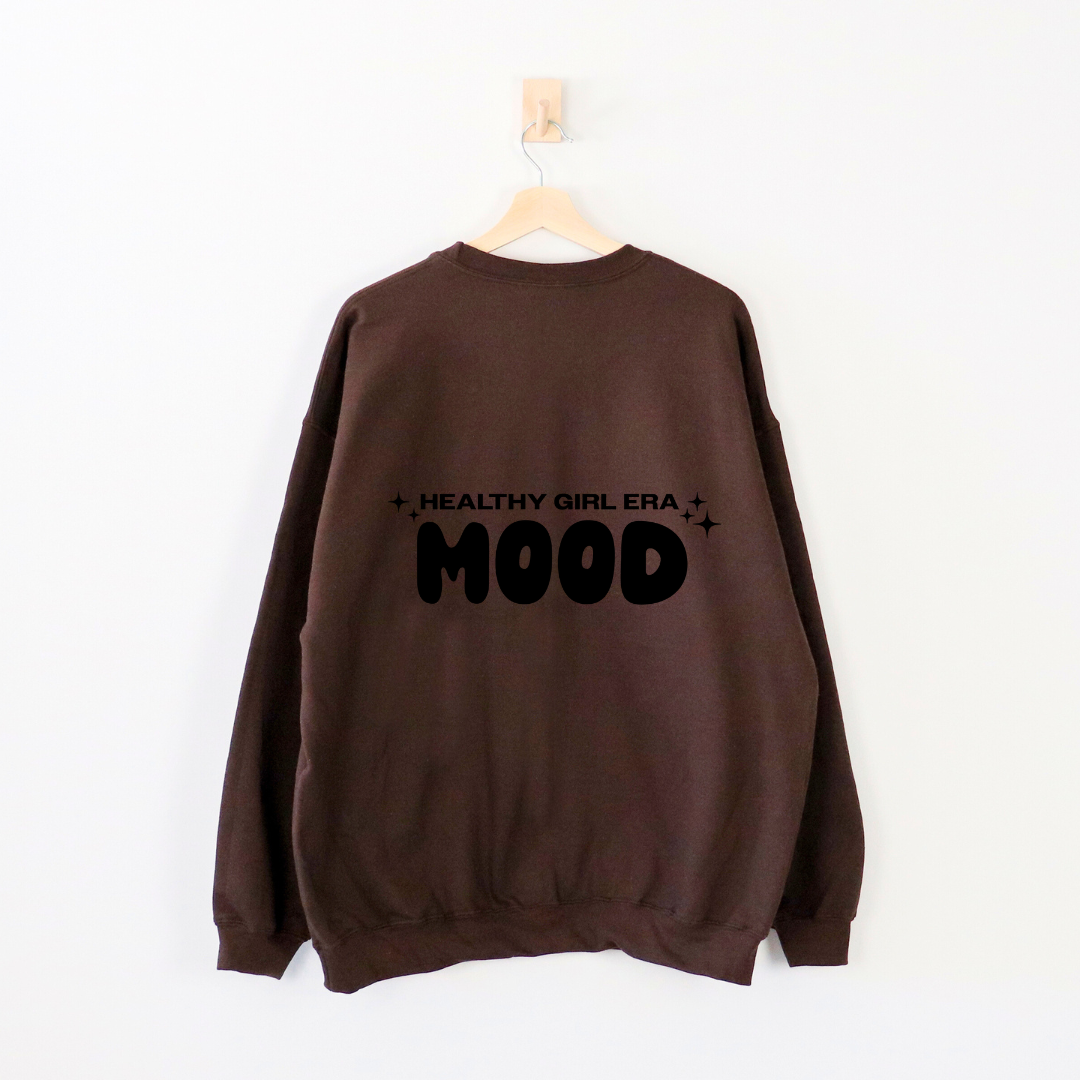 Healthy Girl Era MOOD Crewneck Chocolate