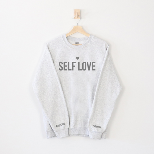 Self Love Everyday Crewneck Grey