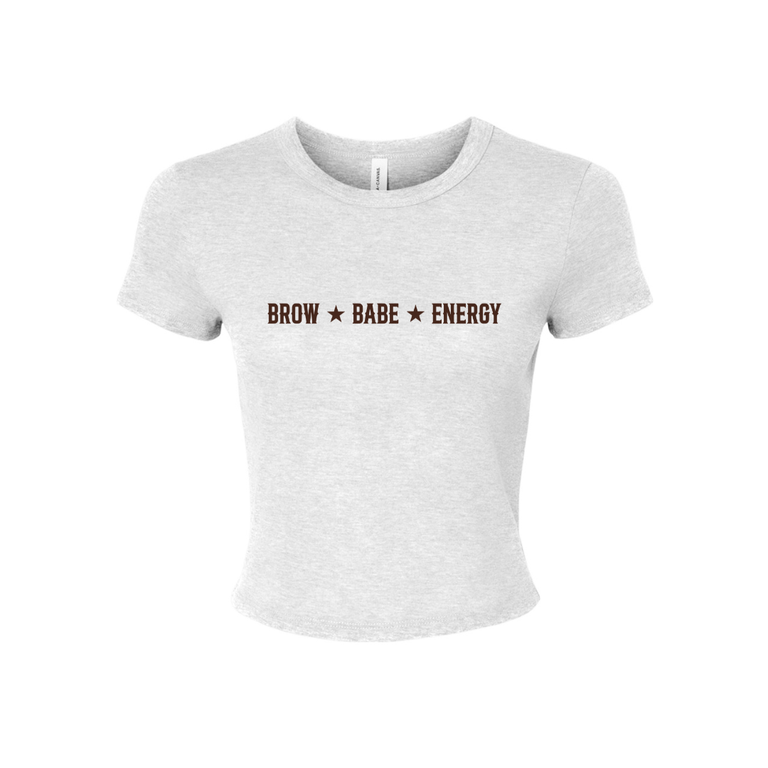 Brow Babe Energy Baby Tee
