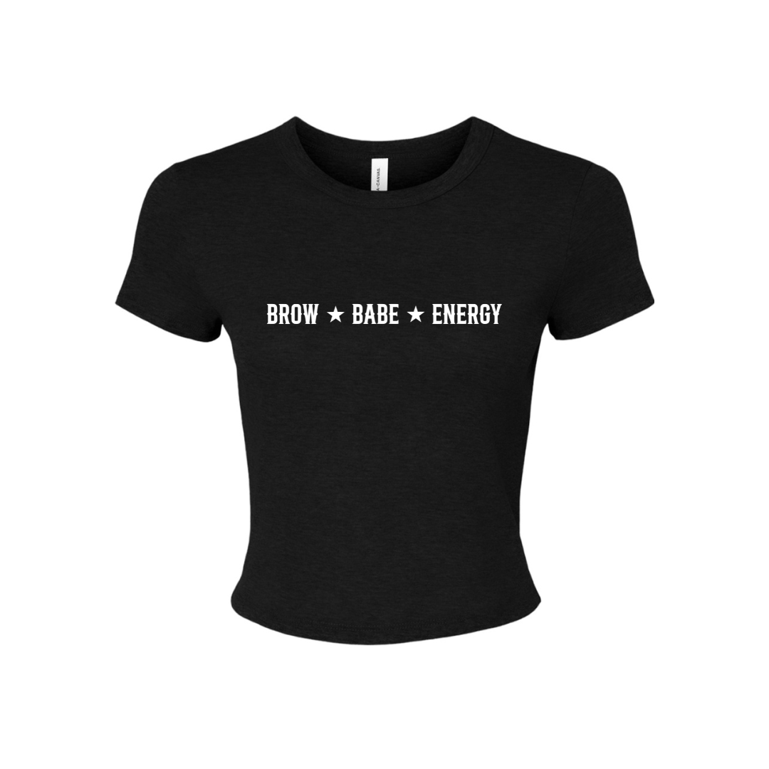 Brow Babe Energy Baby Tee