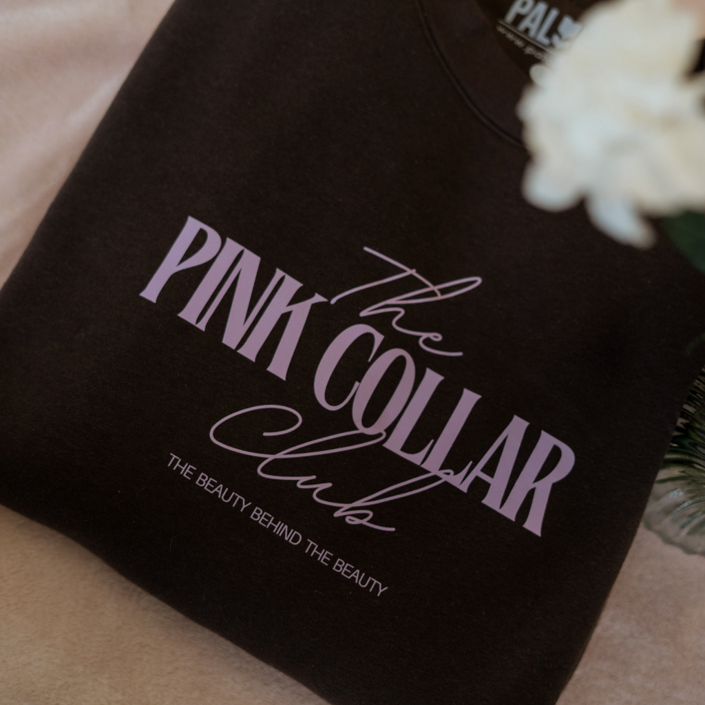 The Pink Collar Club Crewneck - PALOMAI x THE BEAUTY PARLOR