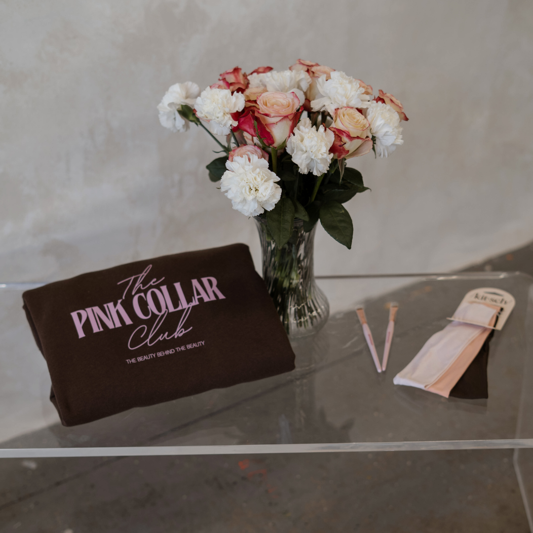 The Pink Collar Club Crewneck - PALOMAI x THE BEAUTY PARLOR