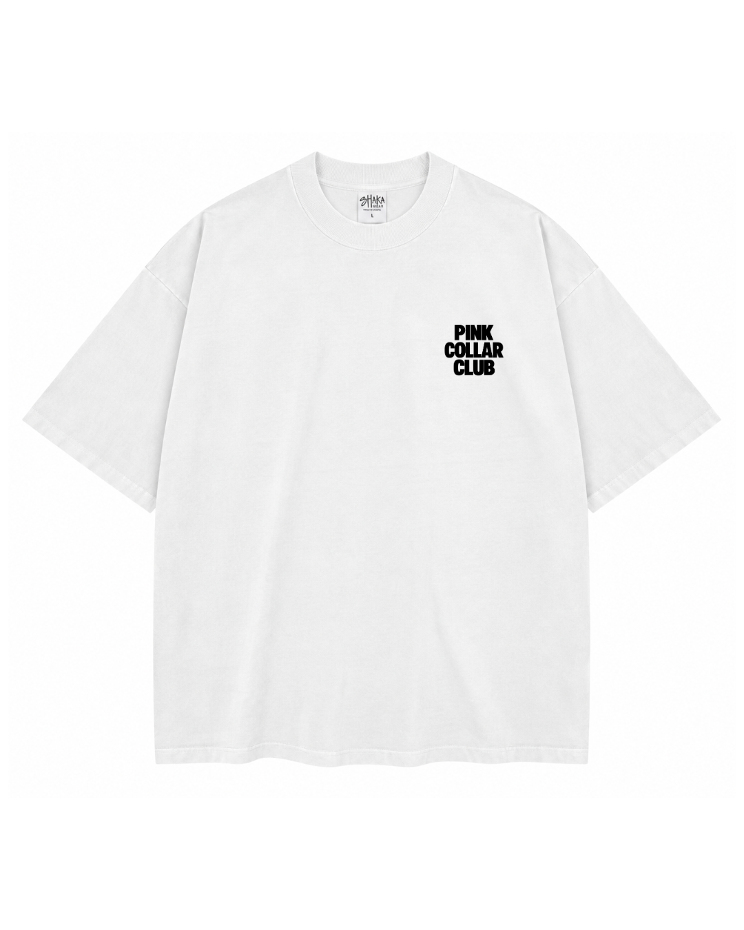 I Support My Pink Collar Girl Oversized Tee