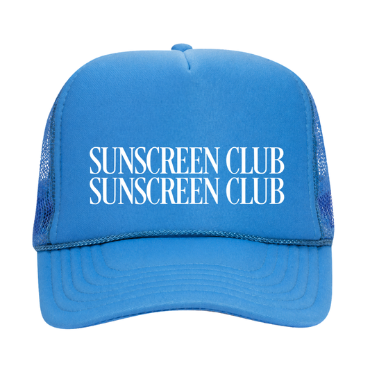 Sunscreen Club Trucker Hat