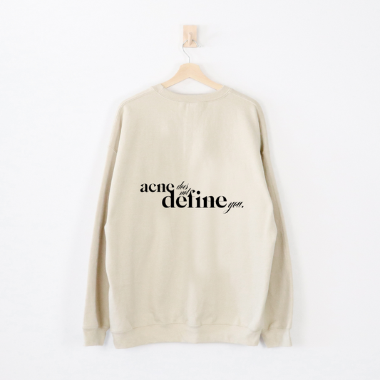 Acne Does Not Define You Crewneck Tan