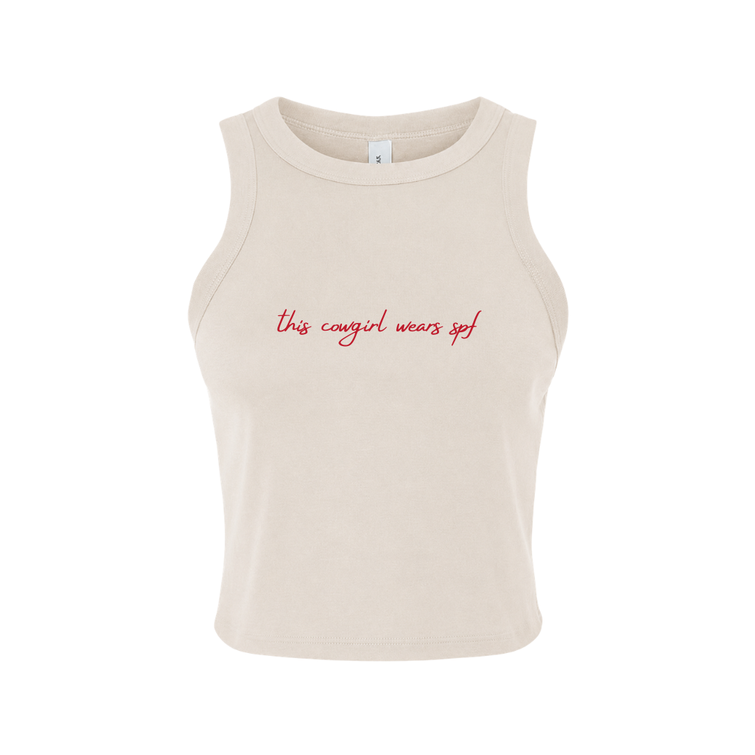 This Cowgirl Wears SPF Tank Top