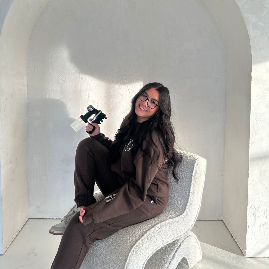 Coffee. Spray Tan. Repeat. Crewneck