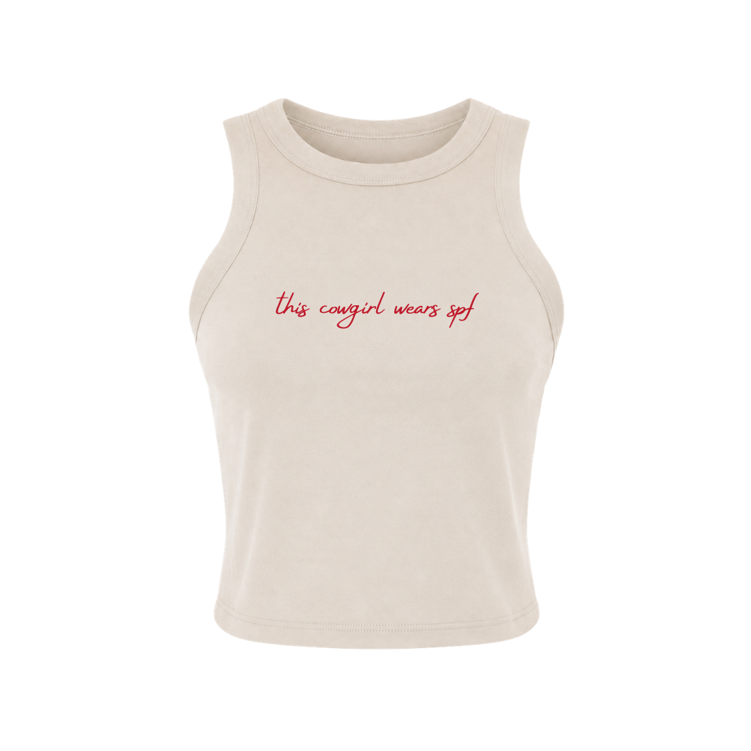 This Cowgirl Wears SPF Tank Top