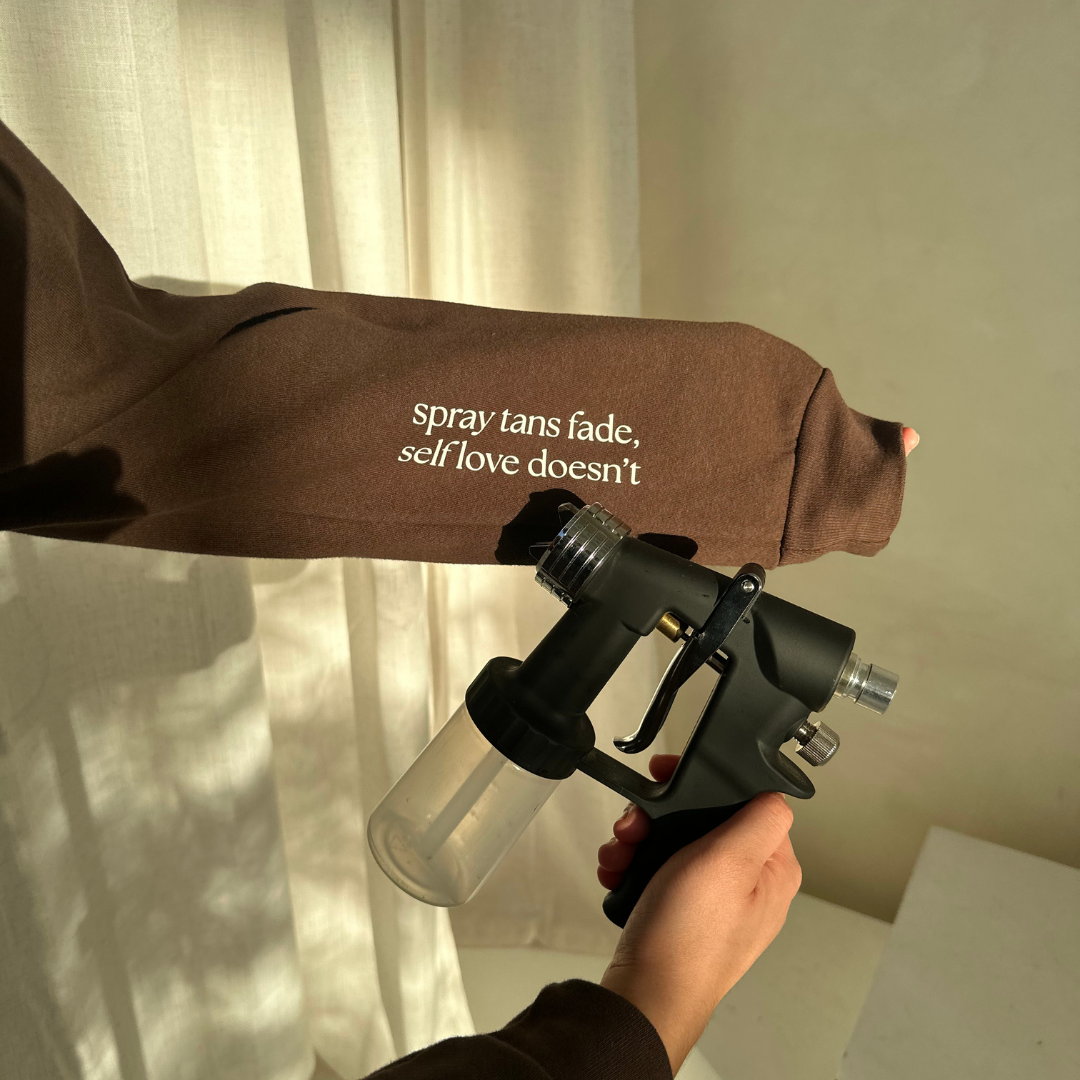 Coffee. Spray Tan. Repeat. Crewneck