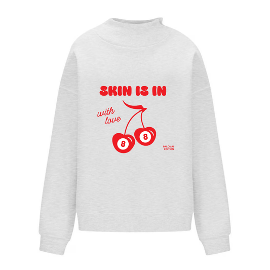 Skin Is In Mock Neck Crewneck