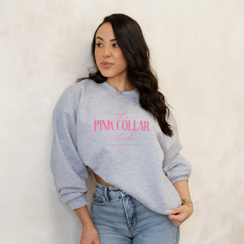 The Pink Collar Club Crewneck - PALOMAI x THE BEAUTY PARLOR