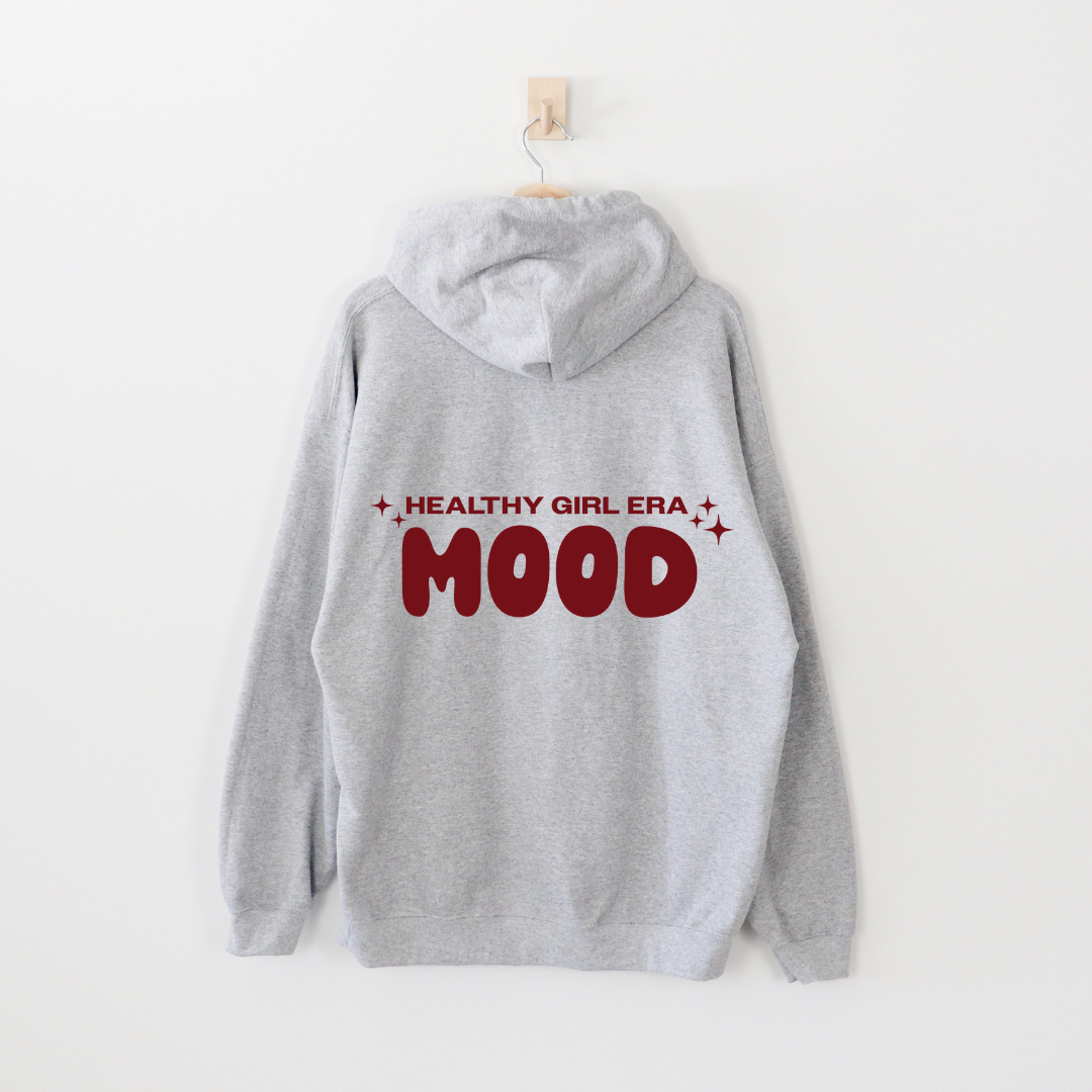 Healthy Girl Era MOOD Hoodie Grey