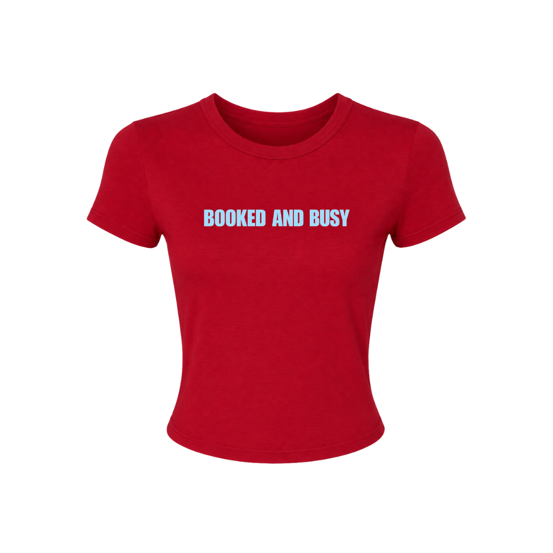 Booked and Busy Baby Tee