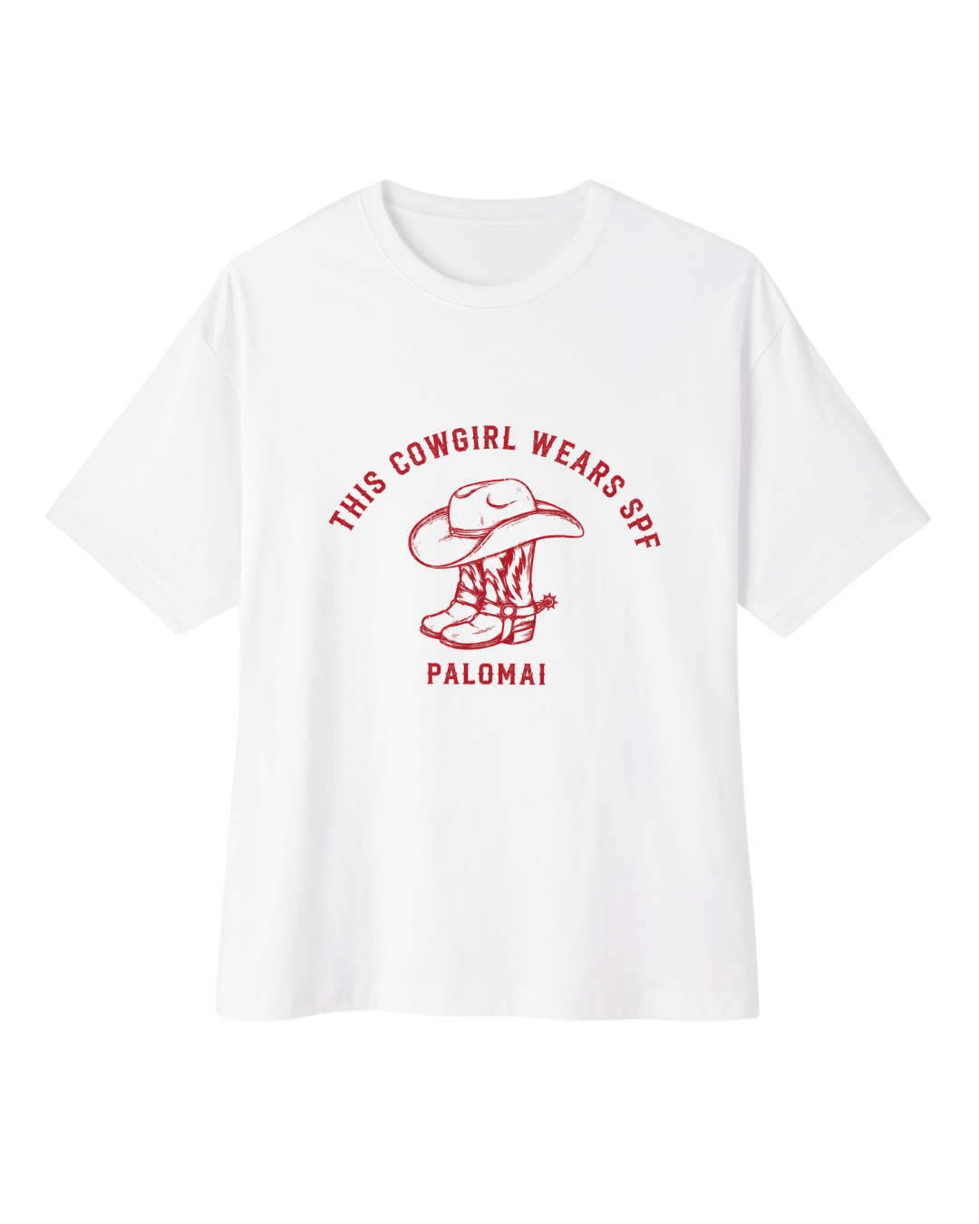 This Cowgirl Wears SPF Oversized Tee