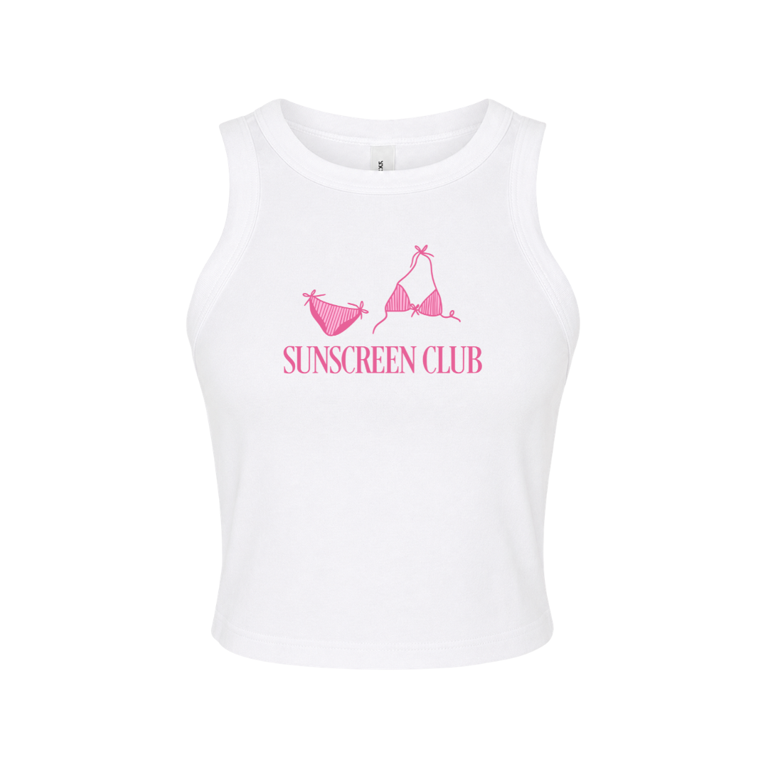 Sunscreen Club Tank Top