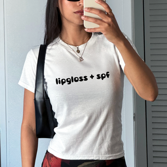 Lipgloss + SPF Baby Tee