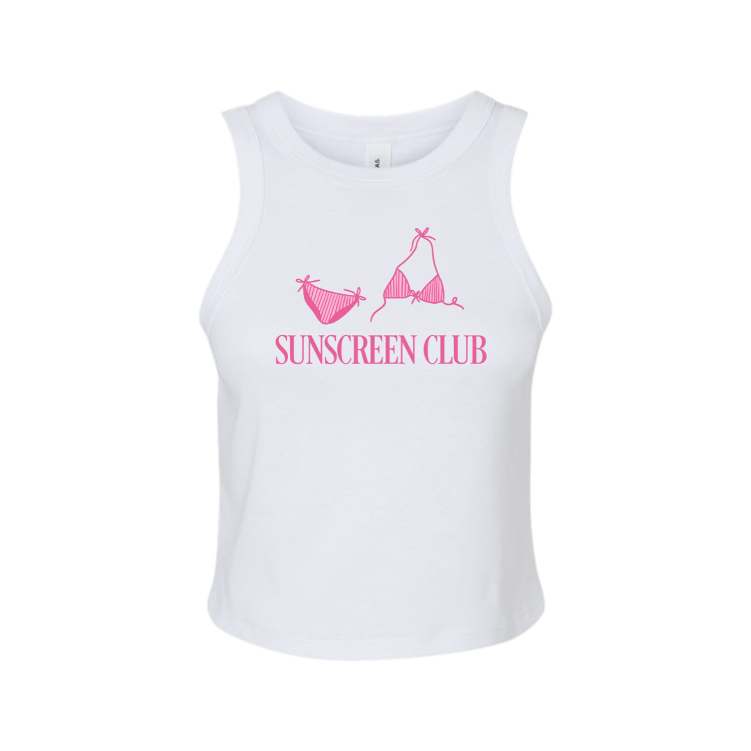Sunscreen Club Tank Top