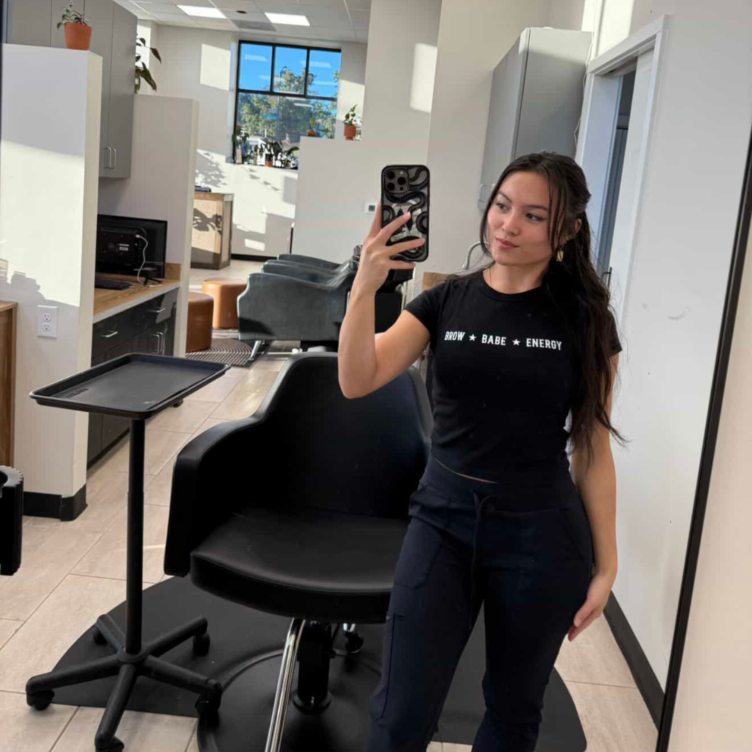 Brow Babe Energy Baby Tee